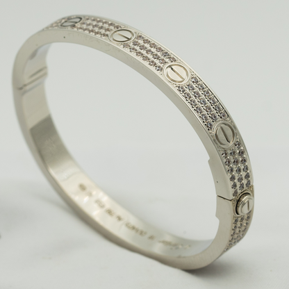 [Lumi Jewelry]LOVE BRACELET 6.1MM DIAMOND-PAVED