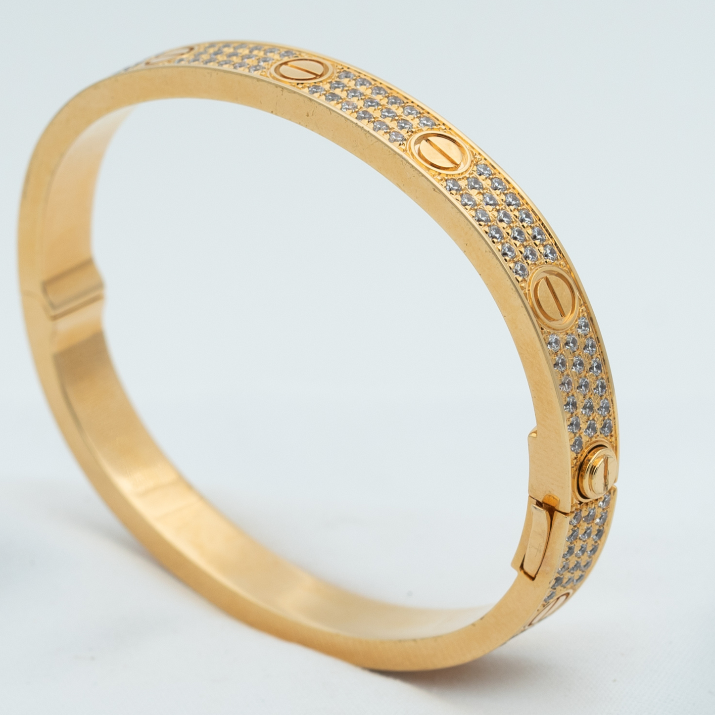 [Lumi Jewelry]LOVE BRACELET 6.1MM DIAMOND-PAVED