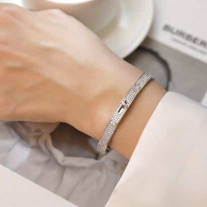 [Lumi Jewelry]KELLY BRACELET DIAMOND PAVED