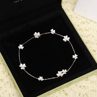[Lumi Jewelry]FRIVOLE SILVER 9 FLOWERS NECKLACE