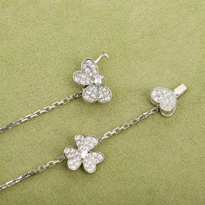 [Lumi Jewelry]FRIVOLE SILVER 9 FLOWERS NECKLACE