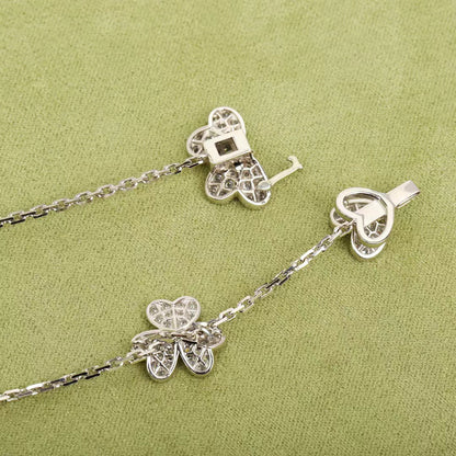 [Lumi Jewelry]FRIVOLE SILVER 9 FLOWERS NECKLACE