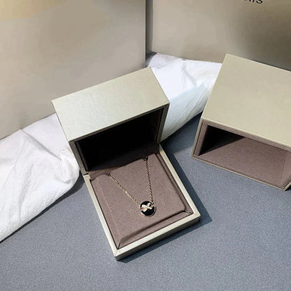 [Lumi Jewelry]JEUX DE ROSE GOLD DIAMOND NECKLACE