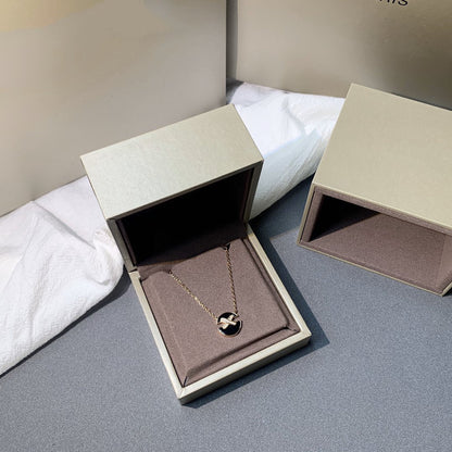 [Lumi Jewelry]JEUX DE PINK GOLD DIAMOND NECKLACE