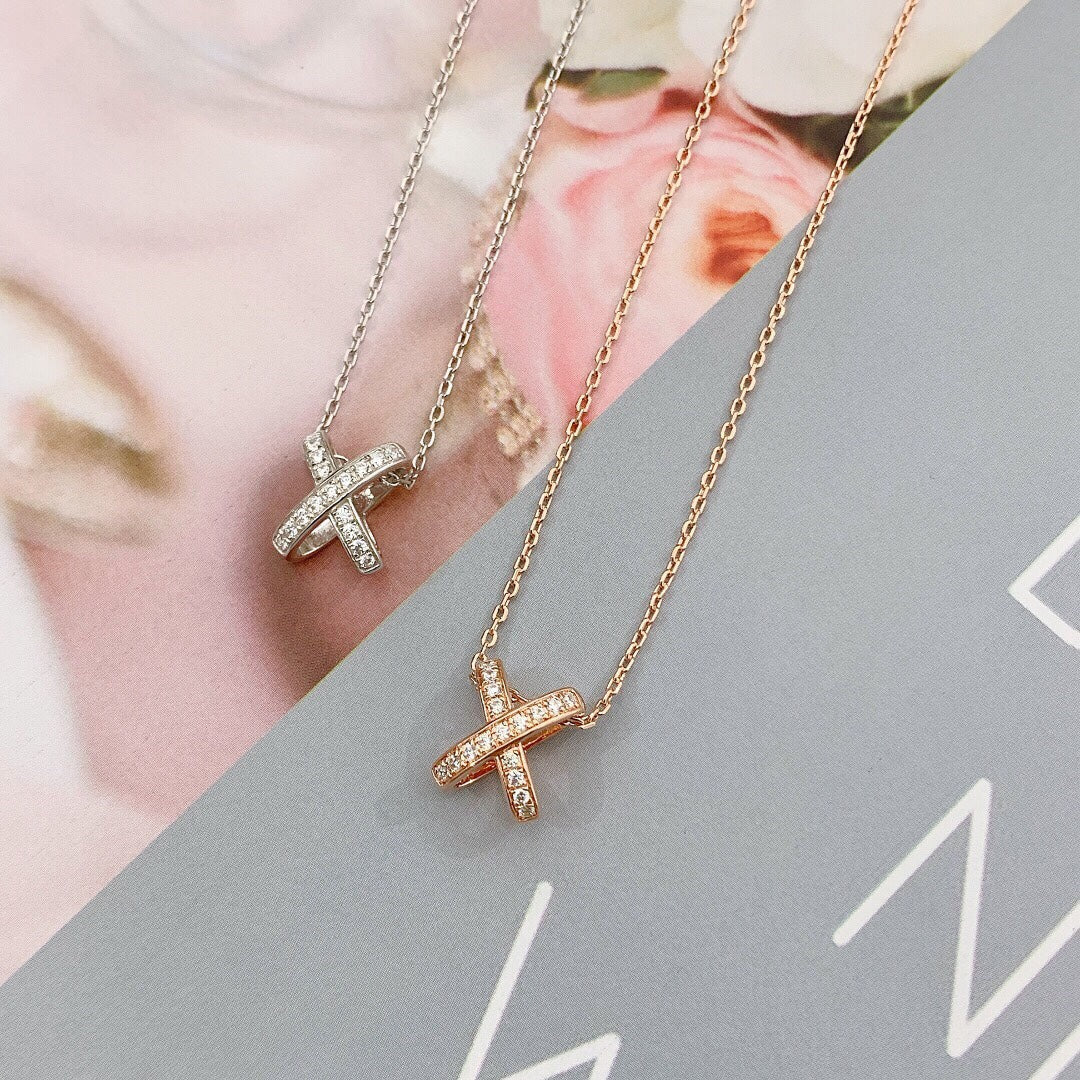 [Lumi Jewelry]JEUX DE DIAMOND NECKLACE
