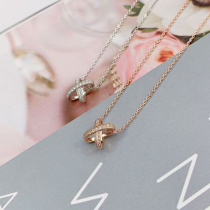 [Lumi Jewelry]JEUX DE DIAMOND NECKLACE