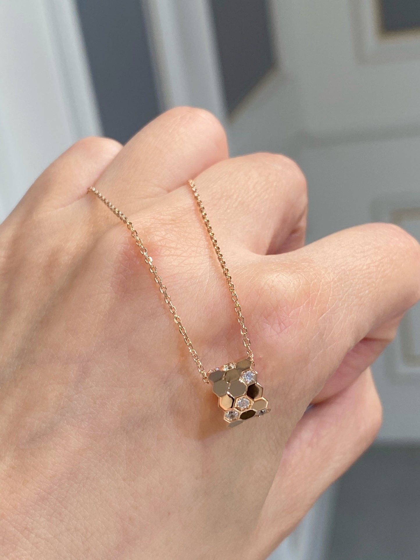 [Lumi Jewelry]BEE LOVE DIAMOND NECKLACE