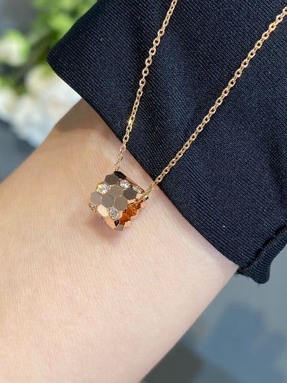 [Lumi Jewelry]BEE LOVE DIAMOND NECKLACE