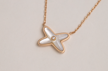 [Lumi Jewelry]JEUX DE NECKLACE 1 DIAMOND