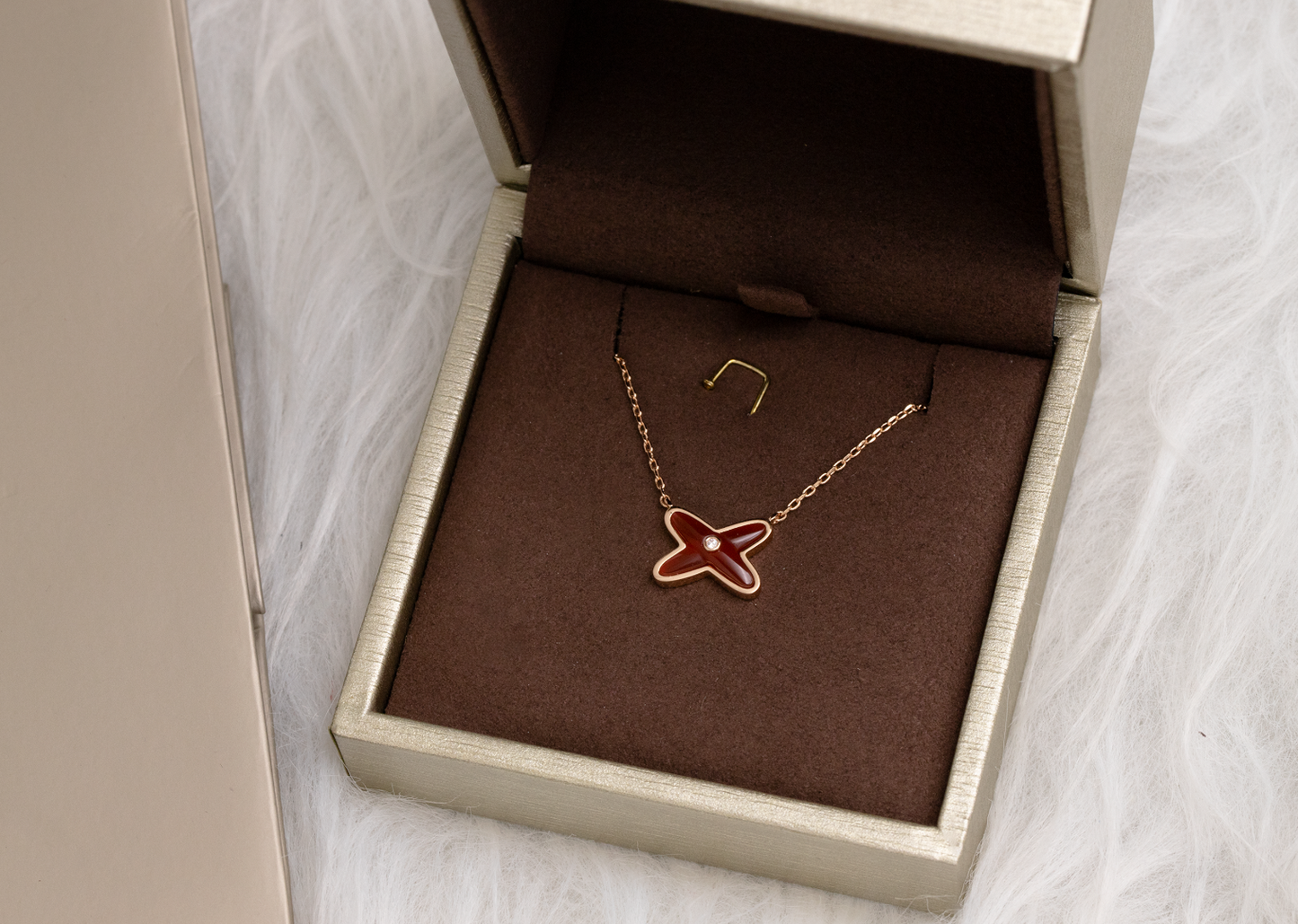 [Lumi Jewelry]JEUX DE NECKLACE 1 DIAMOND