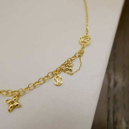 [Lumi Jewelry]BLOOMING SUPPLE NECKLACE BRASS