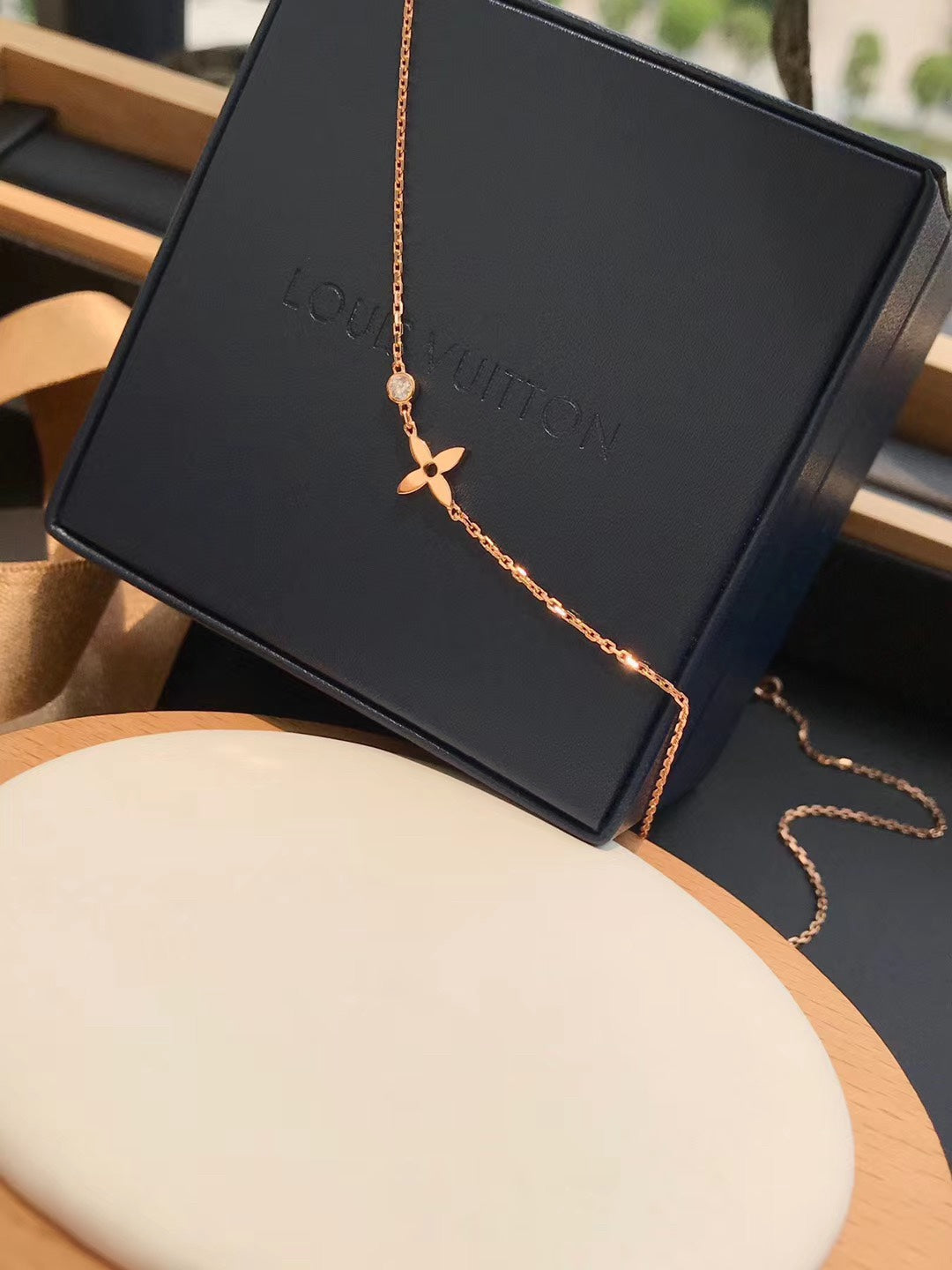 [Lumi Jewelry]BLOSSOM PENDANT PINK GOLD AND DIAMOND