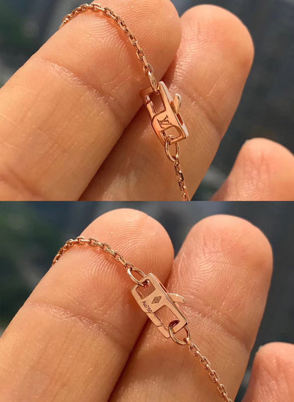 [Lumi Jewelry]BLOSSOM PENDANT PINK GOLD AND DIAMOND