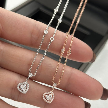 [Lumi Jewelery]JOY HEART DIAMOND NECKLACE