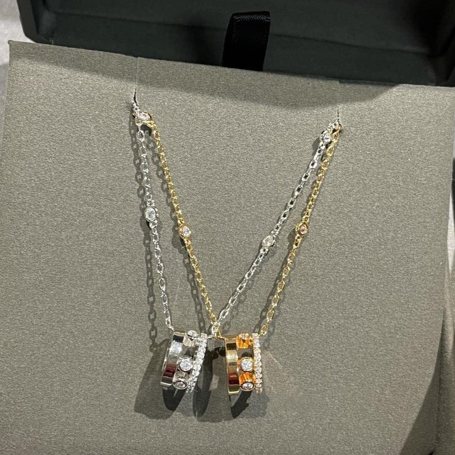 [Lumi Jewelery]CHAIN MOVE ROMANE PEDAND NECKLACE