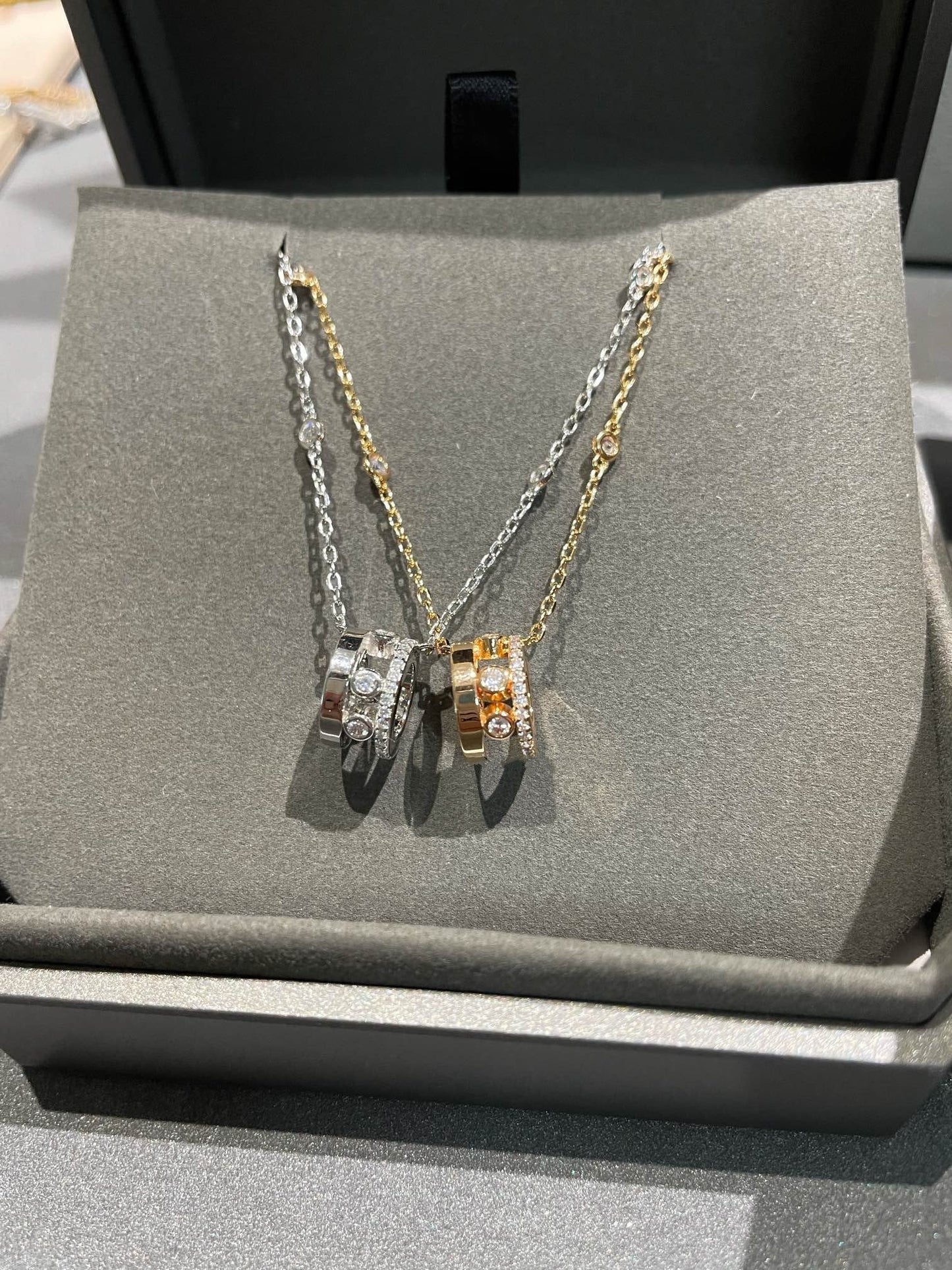 [Lumi Jewelery]CHAIN MOVE ROMANE PEDAND NECKLACE