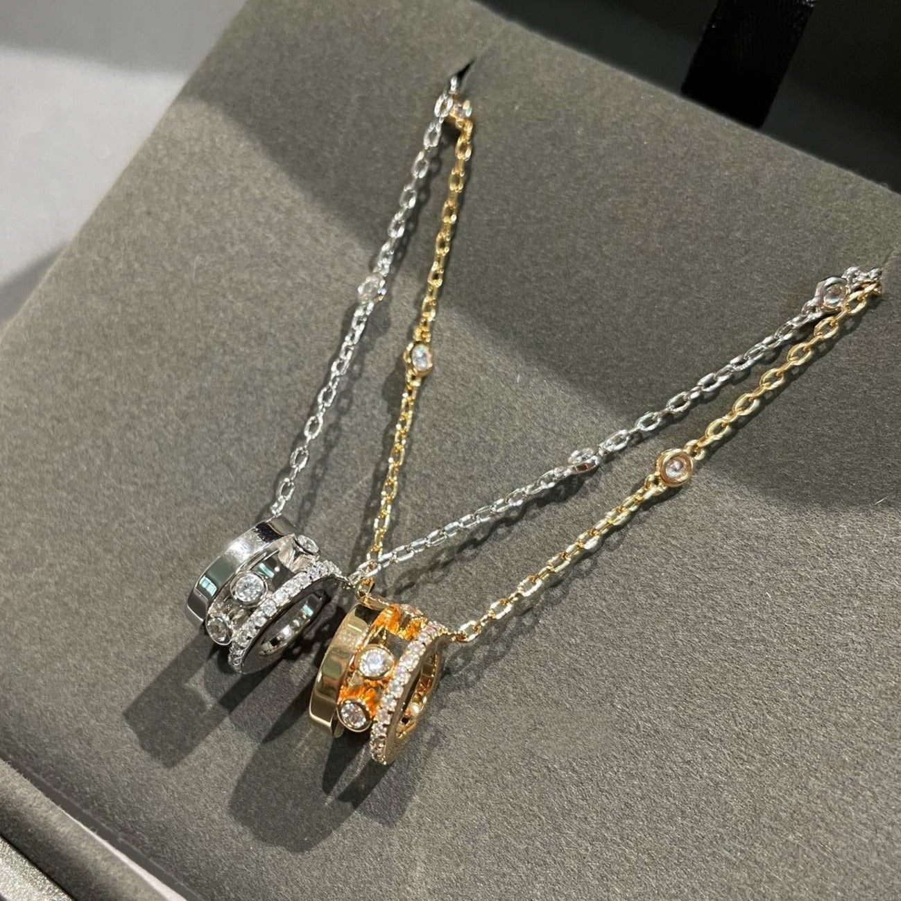 [Lumi Jewelery]CHAIN MOVE ROMANE PEDAND NECKLACE