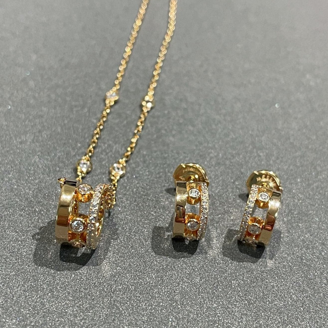 [Lumi Jewelery]CHAIN MOVE ROMANE PEDAND NECKLACE