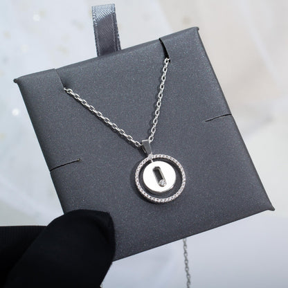[Lumi Jewelery]LUCKY MOVE PM NECKLACE SILVER DIAMOND