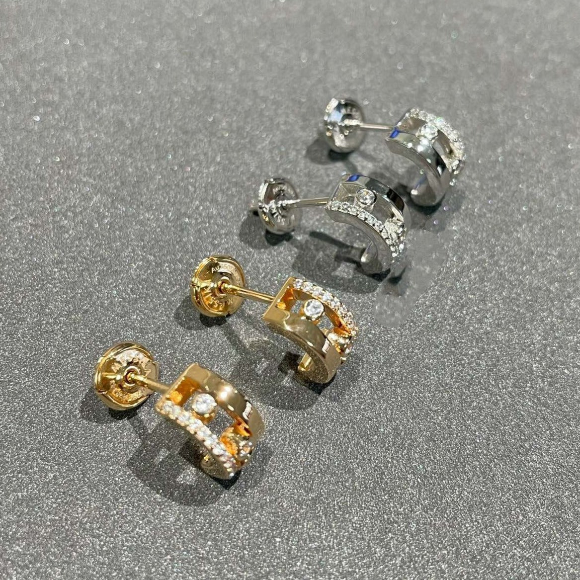 [Lumi Jewelery]MOVE ROMANE EARRINGS DIAMOND
