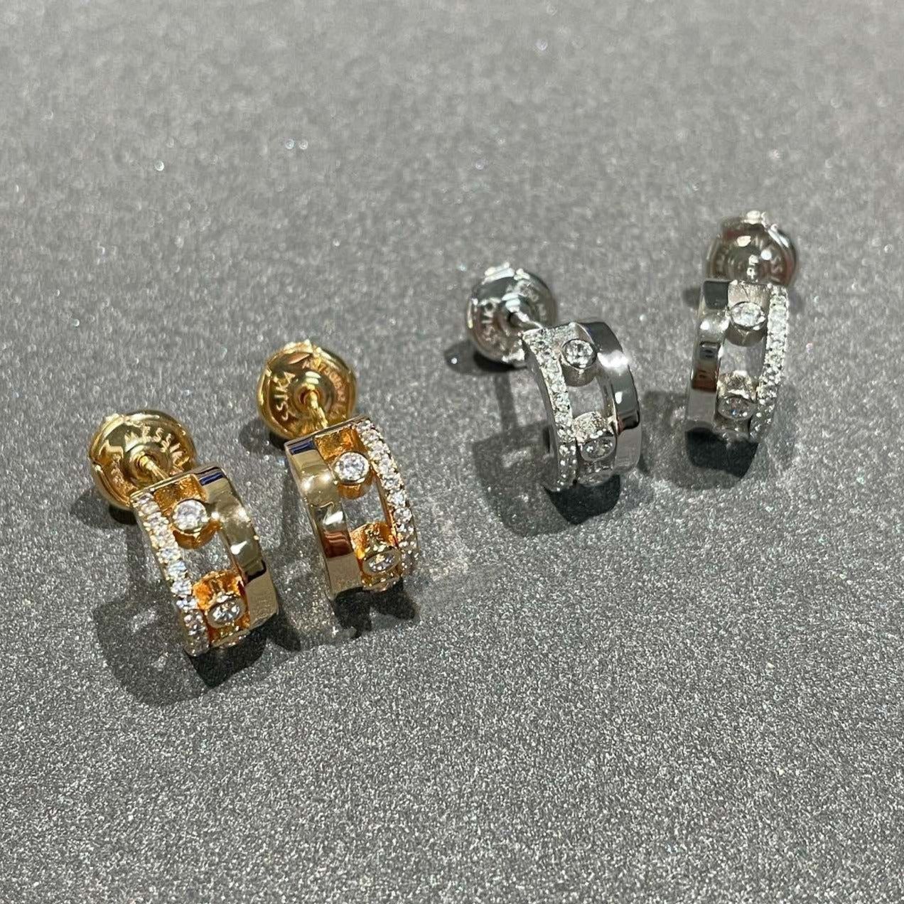 [Lumi Jewelery]MOVE ROMANE EARRINGS DIAMOND