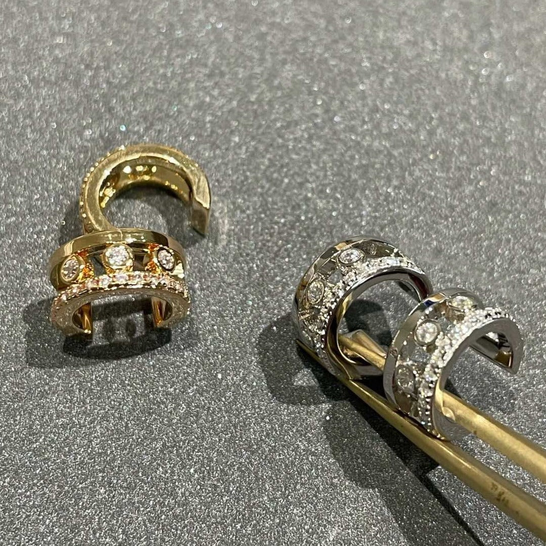 [Lumi Jewelery]MOVE ROMANE EARRINGS DIAMOND