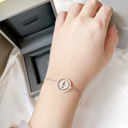 [Lumi Jewelery]LUCKY MOVE PAVED DIAMOND BRACELET