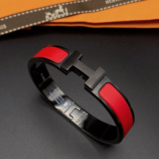 [Lumi Jewelry]CLIC HM SO BLACK RED BRACELET
