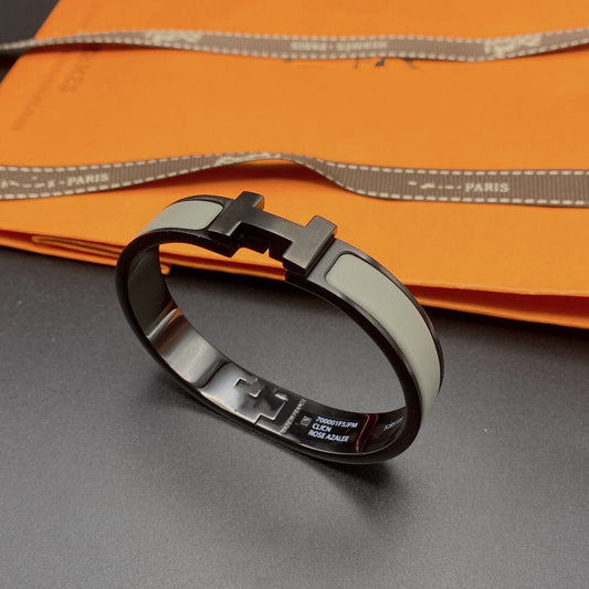 [Lumi Jewelry]CLIC HM SO BLACK GREY BRACELET