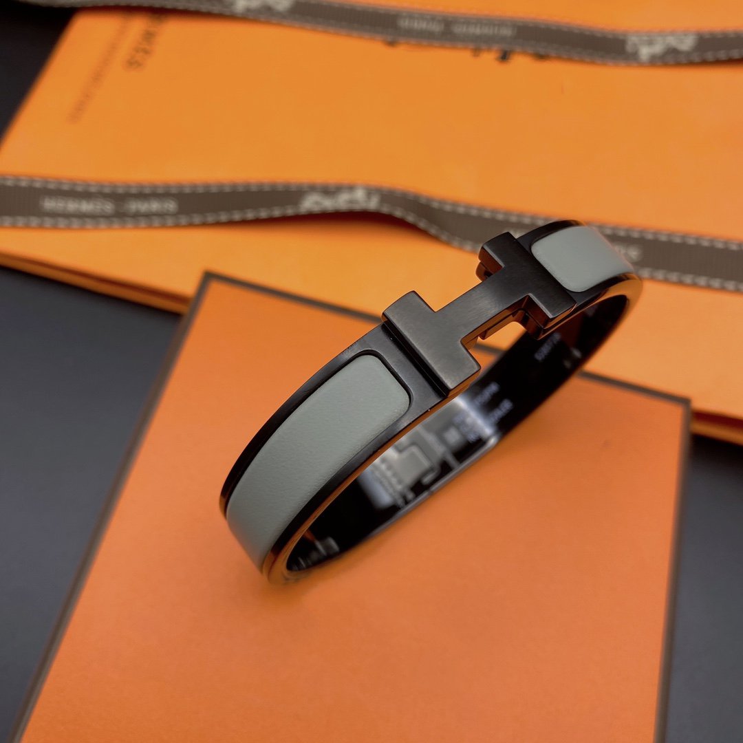 [Lumi Jewelry]CLIC HM SO BLACK GREY BRACELET