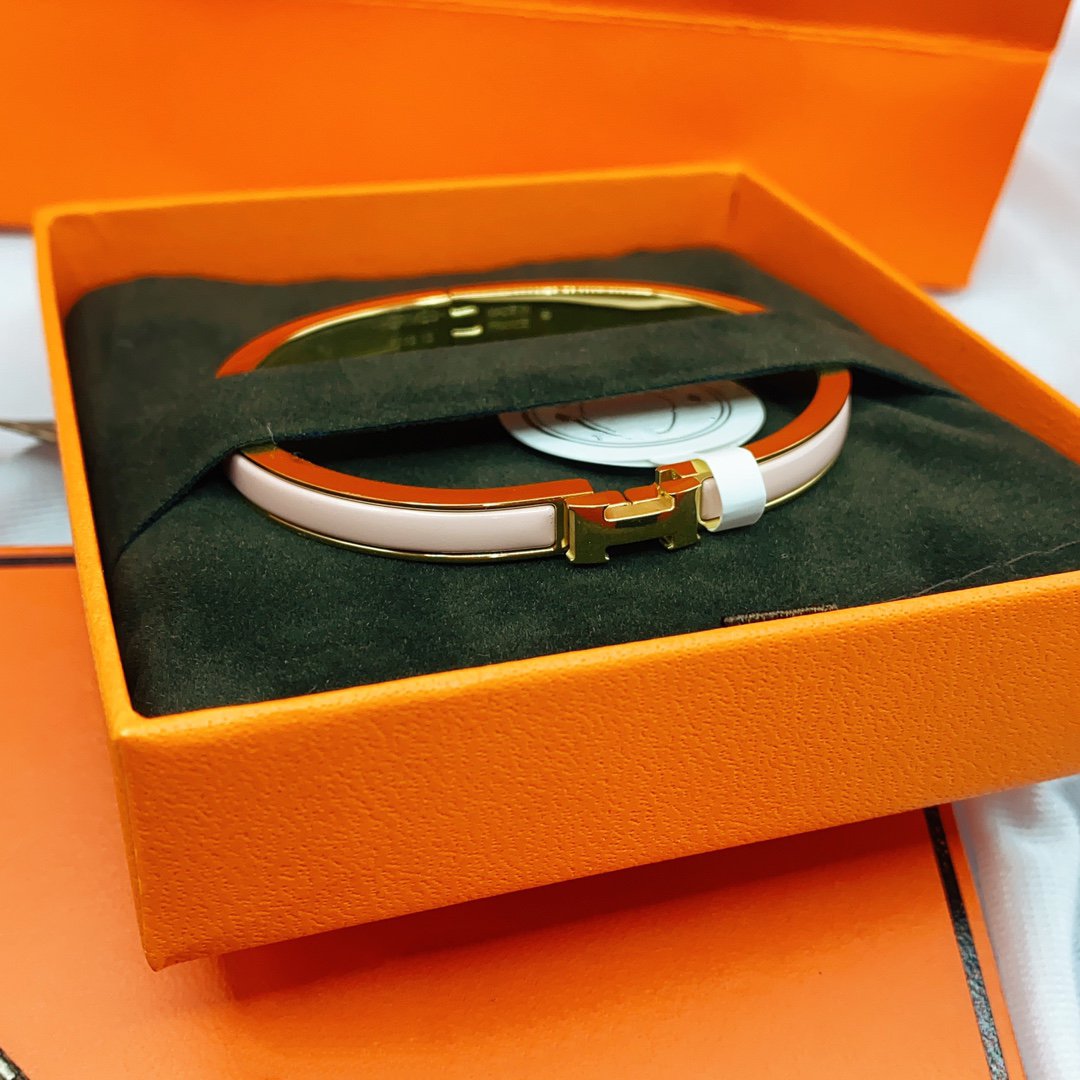 [Lumi Jewelry]CLASSIC HM CLIC  PINK 8MM ENAMEL BRACELET