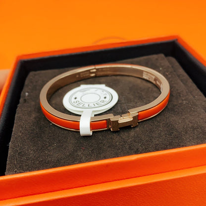 [Lumi Jewelry]CLASSIC HM CLIC RED 8MM ENAMEL BRACELET