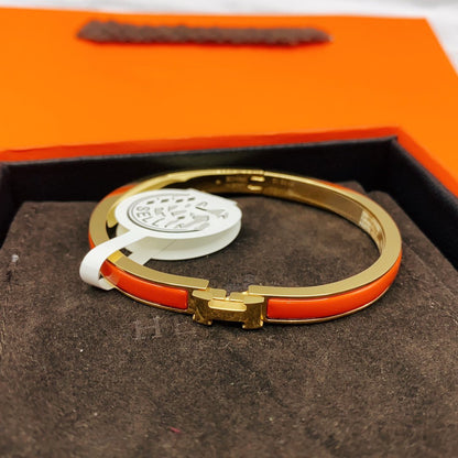 [Lumi Jewelry]CLASSIC HM CLIC RED 8MM ENAMEL BRACELET