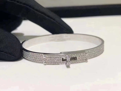 [Lumi Jewelry]HM KELLY BRACELET IN SILVER AND FULL PAVE DIAMOND