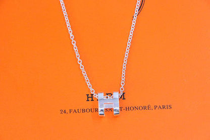 [Lumi Jewelry]HM NECKLACE H LETTER OVAL SERIES