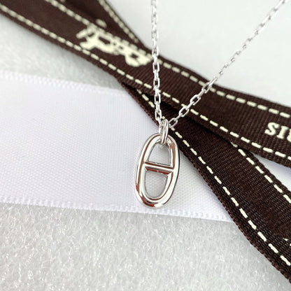 [Lumi Jewelry]HM PIG NOSE NECKLACE