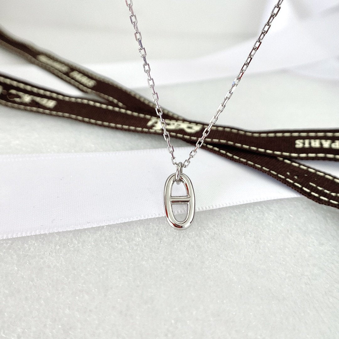 [Lumi Jewelry]HM PIG NOSE NECKLACE