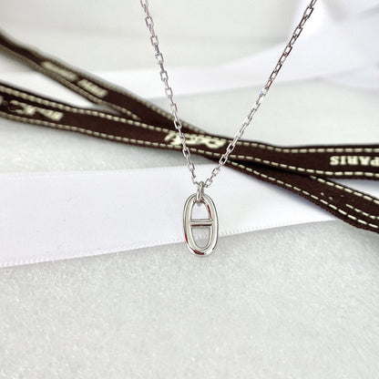 [Lumi Jewelry]HM PIG NOSE NECKLACE