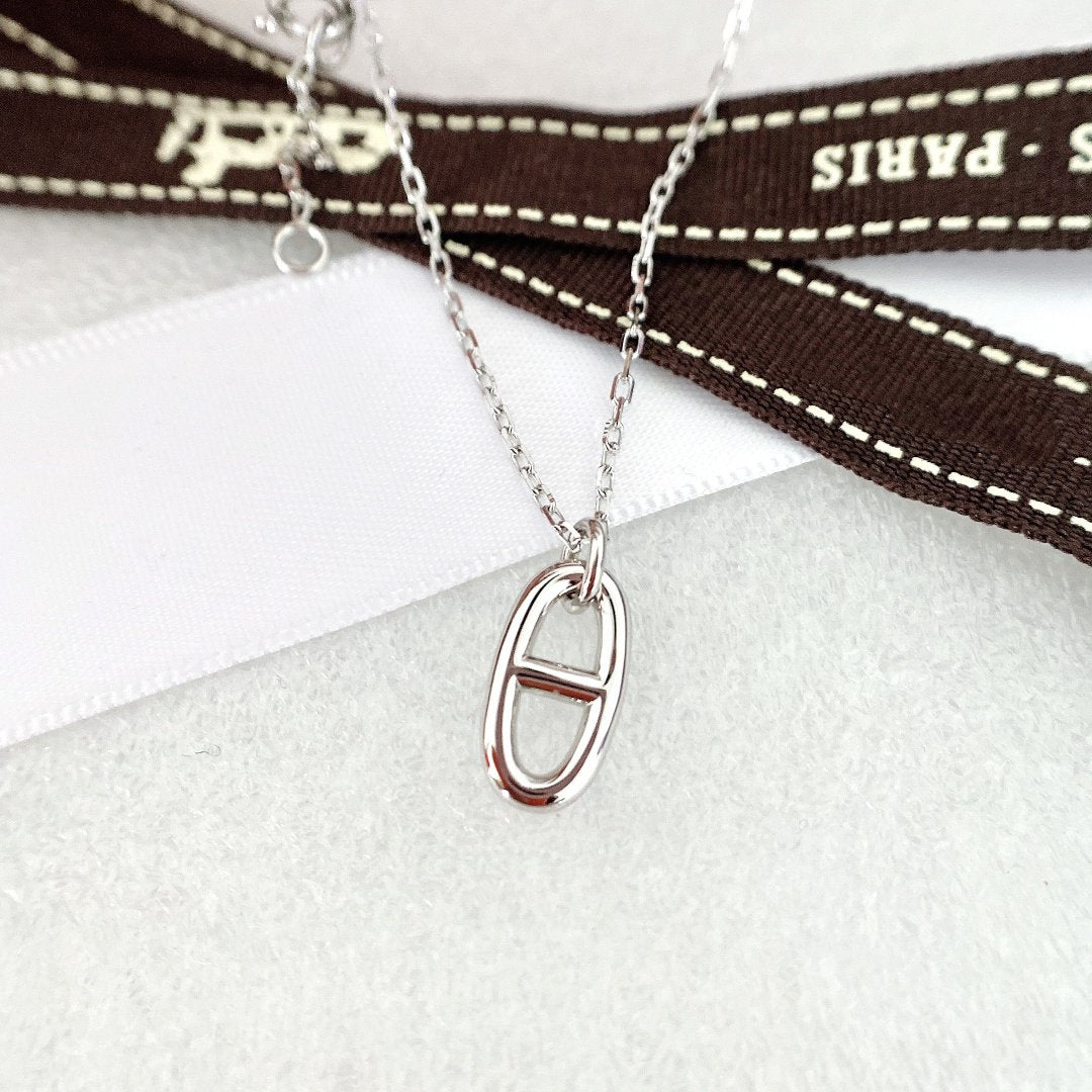 [Lumi Jewelry]HM PIG NOSE NECKLACE