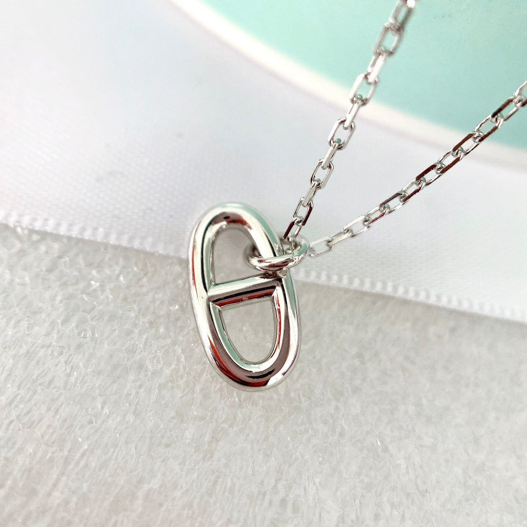 [Lumi Jewelry]HM PIG NOSE NECKLACE