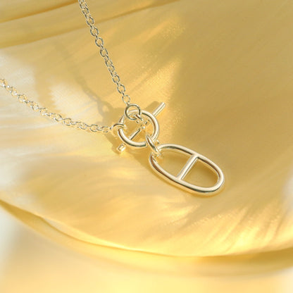 [Lumi Jewelry]HM CHAINE D'ANCRE PENDANT NECKLACE STERLING SILVER