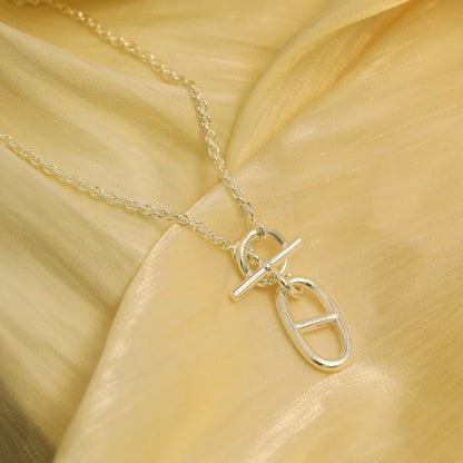 [Lumi Jewelry]HM CHAINE D'ANCRE PENDANT NECKLACE STERLING SILVER