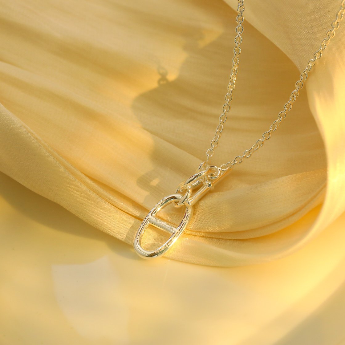 [Lumi Jewelry]HM CHAINE D'ANCRE PENDANT NECKLACE STERLING SILVER