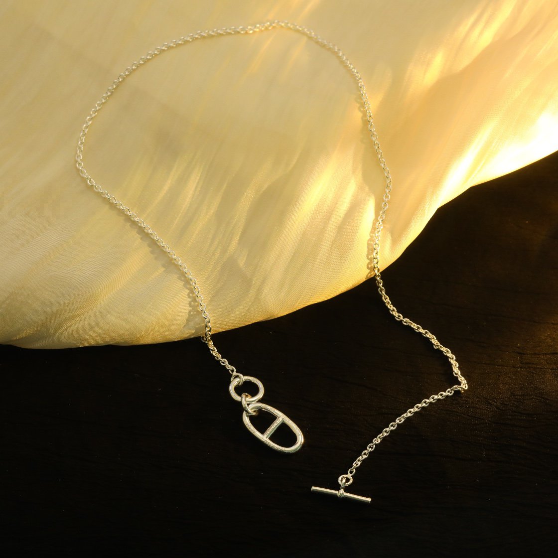 [Lumi Jewelry]HM CHAINE D'ANCRE PENDANT NECKLACE STERLING SILVER