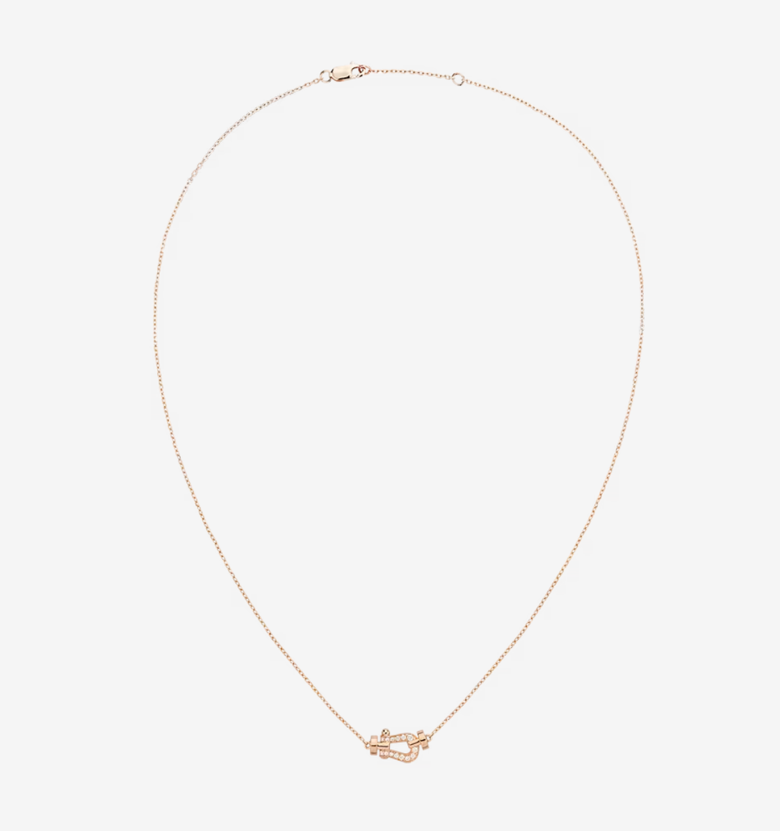 [Lumi Jewelry]FORCE 10 DIAMOND PINK GOLD NECKLACE MINI MODEL