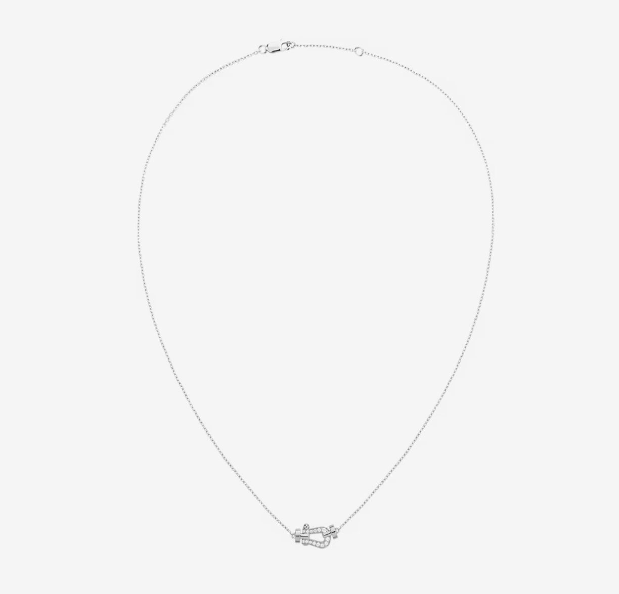[Lumi Jewelry]FORCE 10 DIAMOND SILVER NECKLACE MINI MODEL