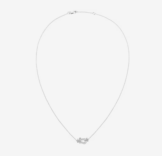 [Lumi Jewelry]FORCE 10 DIAMOND SILVER NECKLACE MINI MODEL