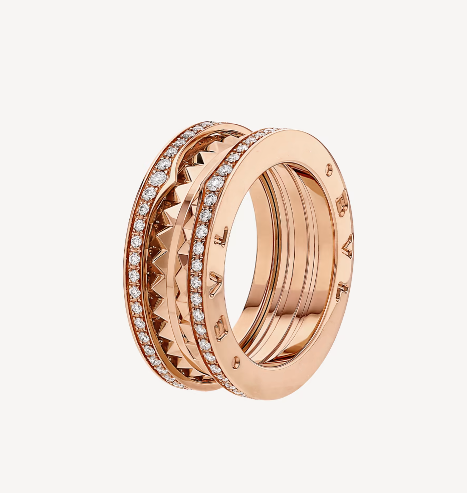 [Lumi Jewelry]ZERO 1 ROCK DIAMOND PINK GOLD