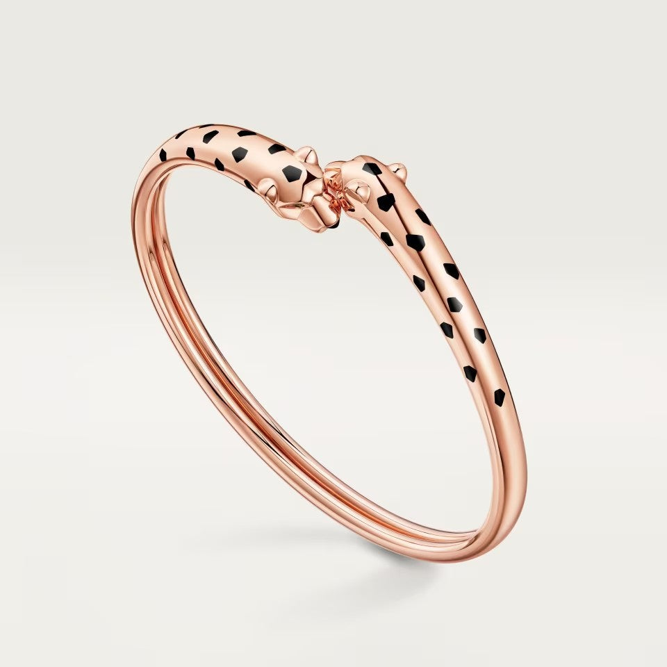 [Lumi Jewelry]PANTHERE DOUBLE HEADED OPEN BRACELET