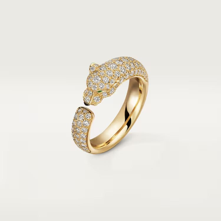 [Lumi Jewelry]PANTHERE FULL DIAMOND SMALL RING